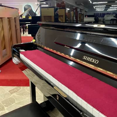 SIHEKO PIANOFORTE VERTICALE MOD. SU118 NERO image 2