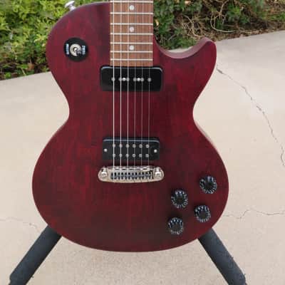 Gibson Les Paul Melody Maker 2014 Faded Cherry w/DiMarzio DP209BK, ResoMax Bridge & Orig Softcase image 1