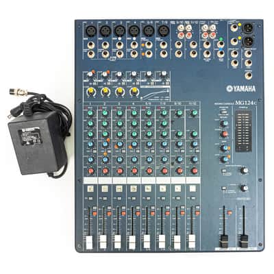 Yamaha MG124C 12-Input Analog Mixer Mixing Console w/ Power Supply image 1