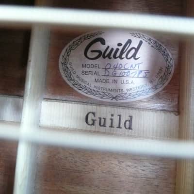1981 Guild D40 with Florentine Cutaway image 3