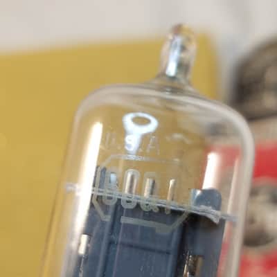 RCA 6CG7 tNOS AT1000 TESTED Vacuum Tube T3 cleartop rare dual triode 1961-1964 image 6