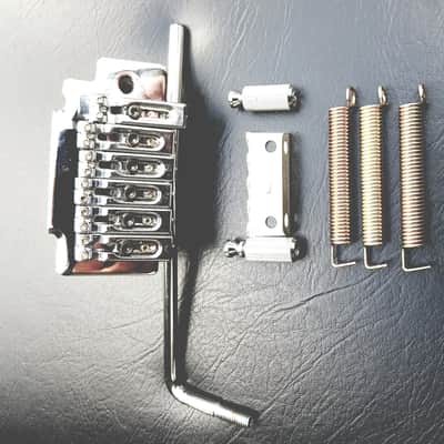 Wilkinson style  bridge, 2 point pivot, knife edge, tremolo system with lock down, spring-less, sadd image 6