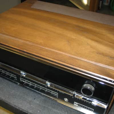 Vintage Heathkit AR-19 1970 stereo receiver with Pecan wood case image 1