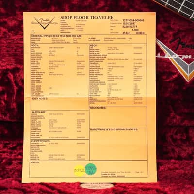 Fender Custom Shop 63 Telecaster Aztec Gold NOS 2021 image 13