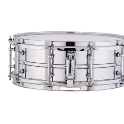 Ludwig *Pre-Order* Supraphonic 5x14" Chrome over Aluminum Snare Drum w/Tube Lugs | LM400T | Made in the USA | Special Order | Authorized Dealer image 2