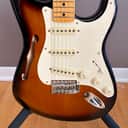 Fender Eric Johnson Thinline Stratocaster with Maple Fretboard 2018 - 2019 - 2-Color Sunburst