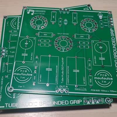 Tube Audio Stereo PreAMP PCB Grounded Grid (GG) image 9