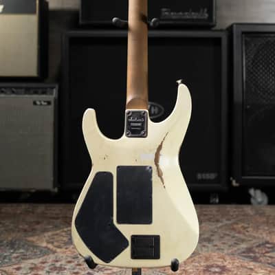Jackson Custom Shop Special Edition PC1 Phil Collen Signature HSS FR84 Electric Guitar - Nitro Tour Relic Vanilla Shake with Hardshell Case image 9