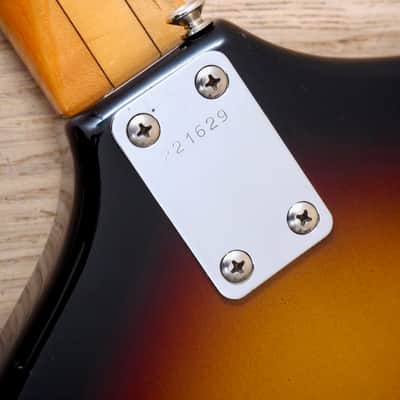 1965 Vox Model V-232 Solid Body Electric Violin Bass Guitar 100% Stock w/ohc image 17