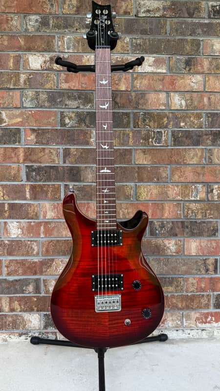 PRS SE 277 Baritone 2018 - Fire Red Burst- Dlx PRS gig bag, locking tuners image 1