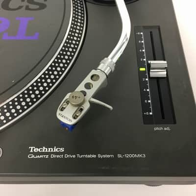 Technics SL-1200 MK3 (PAIR) Turntables + Stanton 500-II in Great Condition image 7