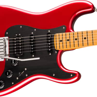 Fender American Ultra II Stratocaster Electric Guitar HSS, Maple Fingerboard, Sinister Red image 6