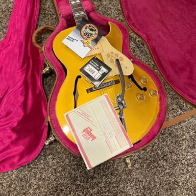 1990 Gibson ES-295 1st Year Reissue Bullion Gold MINT* image 20