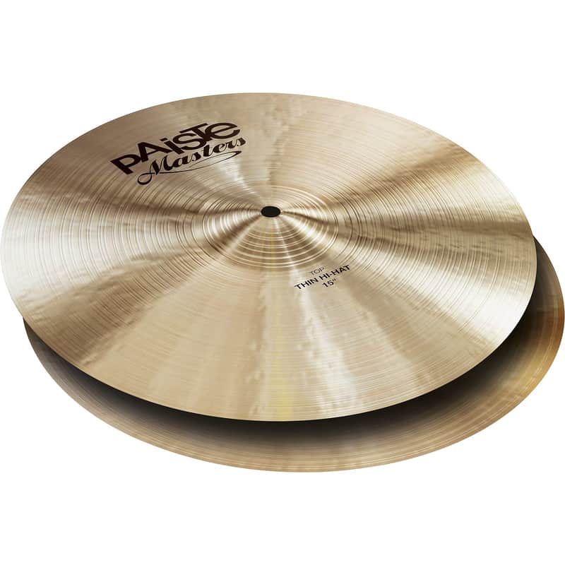 Paiste 15" Masters Series Thin Hi-Hat Cymbals (Pair) image 1