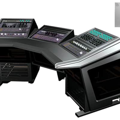 Sterling Modular Plan E Console | Brushed Aluminum Thermofoil image 1