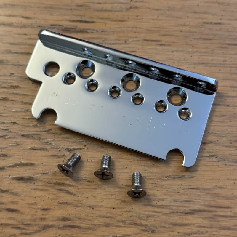 Fender American Deluxe Ultra Stratocaster 2 Point Tremolo Offset Bridge Plate USA Professional Strat image 1