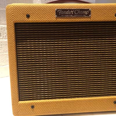 Fender '57 Custom Champ 2-Channel 5-Watt 1x8" Guitar Combo 2016 - Present - Lacquered Tweed image 1