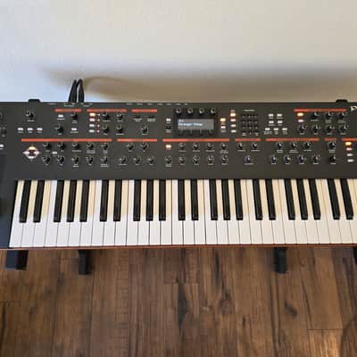 Dave Smith Instruments Prophet 12 61-Key 12-Voice Polyphonic Synthesizer 2013 - 2018 - Black with Wood Sides image 1