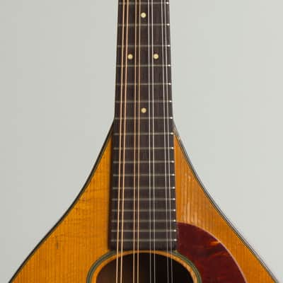 C. F. Martin  Style A Flat Back Mandolin (1949), ser. #A-19298, original brown chipboard case. image 8