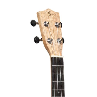 STAGG Tiki Series Concert Ukulele With Sapele Top Mena Finish With Black Nylon Gigbag image 5