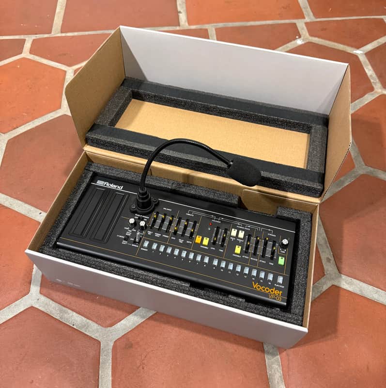 Roland VP-03 Boutique Series Vocoder Plus Synthesizer Module 2016 - Present - Black image 1