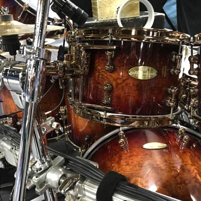 Todd Sucherman's Complete STYX 2013-2019 Drum Set, Pearl Masterworks/Sabian, EVERYTHING and MORE!! Autographed by all members of STYX! image 15