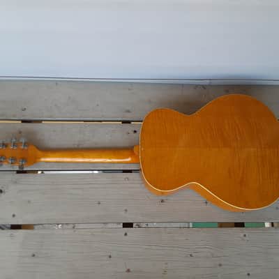 Vintage 1970's Framus Nashville Acoustic Guitar Project! Flamed Maple! image 8