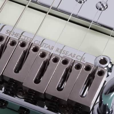 Schecter Nick Johnston Traditional HSS 10th Anniversary Atomic Green image 13