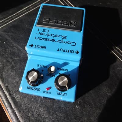 Boss CS-1 Compression Sustainer Needs Tweaking (Black Label) May 1981 - Blue image 2
