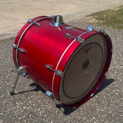 Yamaha BBD-620U Stage Custom Birch 20x17" Bass Drum 2009 - 2014 - Cranberry Red image 3