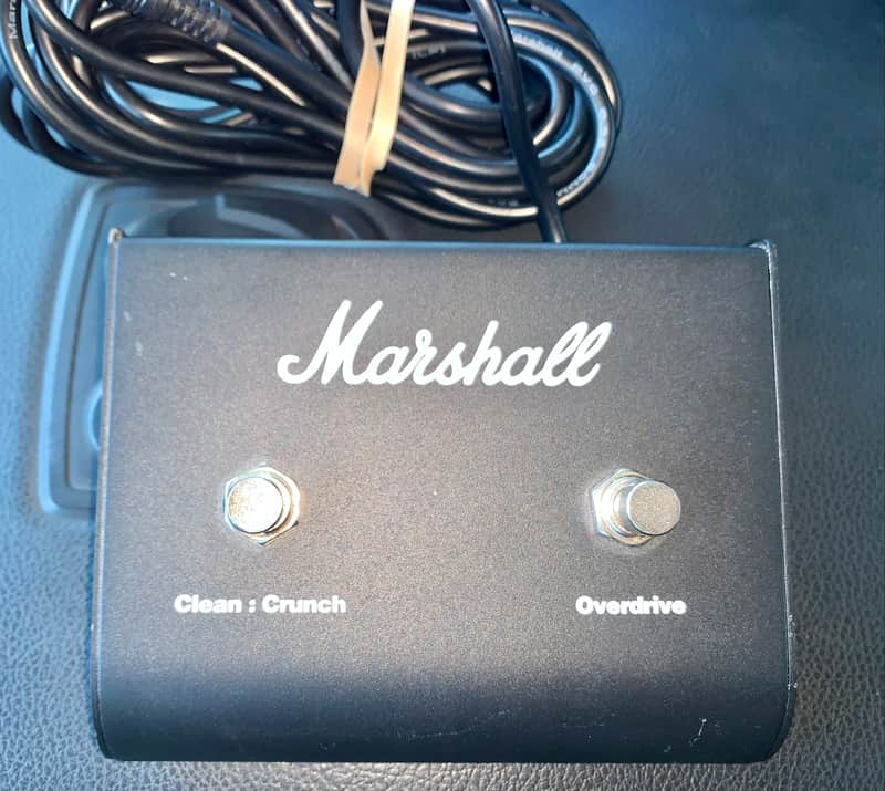 Marshall PEDL-90010 2-Button FX Amp Footswitch 2010s - Black image 1