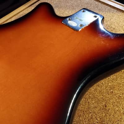 Harmony 57-1401 loaded BODY +neck plate c.1970 sunburst image 14