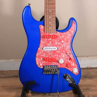 Custom Blue and Pink Guitar Stratocaster-Like image 2