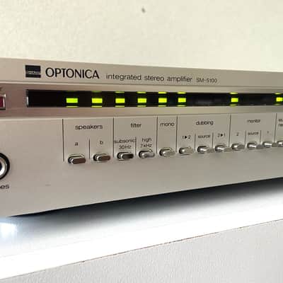 Amplificateur Hfi Audio Vintage Intégré Stéréo SHARP OPTONICA SM-5100 Amplifier Bild 3