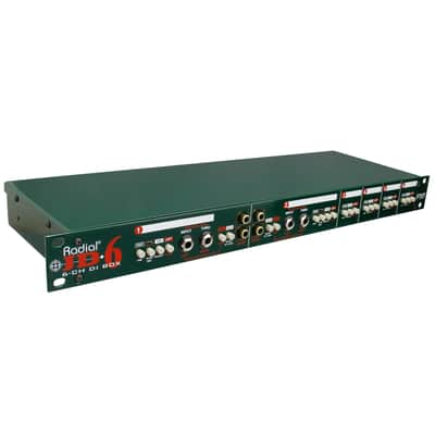 Radial JD6 6-Channel Rackmount Passive Direct Box image 2