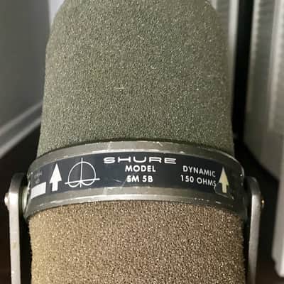 Shure SM5B. Vintage Classic Broadcast SM5. SM7 older brother. Great Shape. image 4