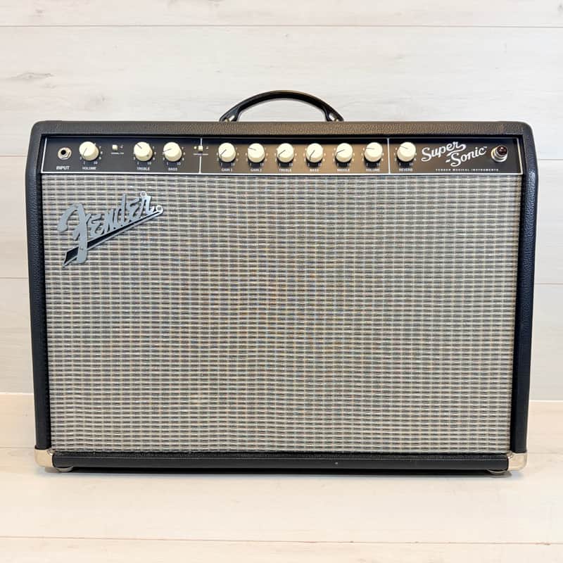 Fender Super-Sonic 22 22-Watt 1x12 Tube Guitar Combo Amplifier Black w/ Cover 2014 image 1