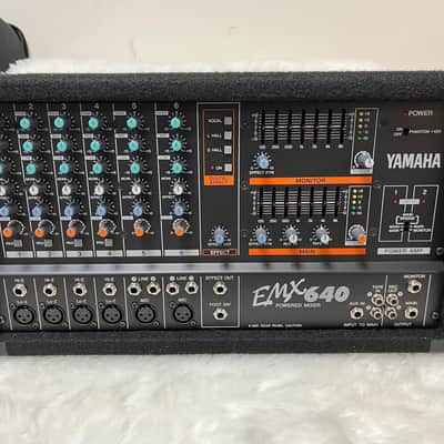 YAMAHA EMX 640 6 CHANNEL POWERED MIXER - NEAR MINT! image 2