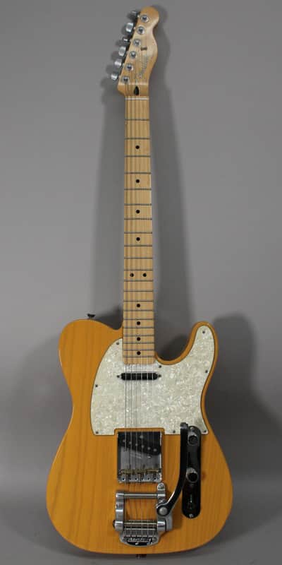 2017 Fender Special Edition Deluxe Ash Telecaster Butterscotch Blonde Vibramate Bigsby