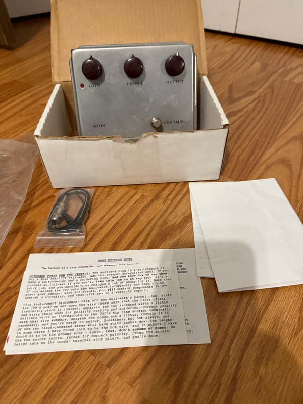 Klon Centaur Professional Overdrive (Non-Horsie) 1994 - 2008 - Silver