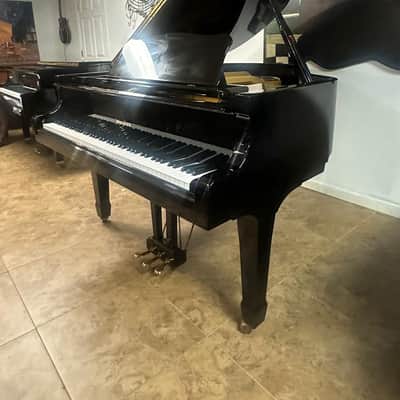 Wurlitzer G-452 Grand Piano – Glossy Black, 5'1" image 3