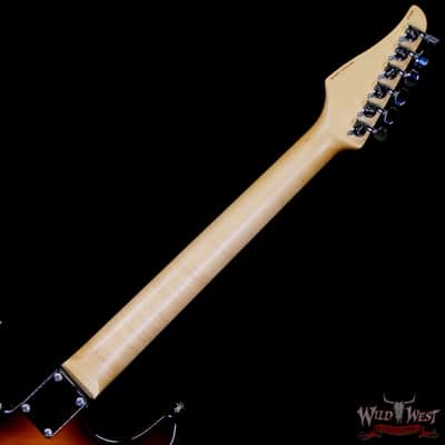 Suhr Custom Classic S Antique HSS Rear Rout Indian Rosewood Fingerboard 2 Tone Tobacco Burst 7.70 LBS image 5