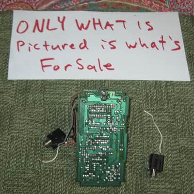 NOT working / For Repair / For parts / AS IS used Boss OS-2 CIRCUIT BOARD with circuit board components and INPUT, OUTPUT, & power jacks (NO: casing, LED, switch, bottom plate, knobs, nuts washers, screws & missing some wires) from around 2007 image 6