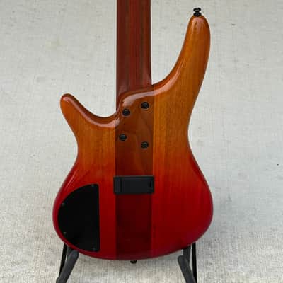 Ibanez SR875 5-String Bass, Autumn Leaf Gradation image 7