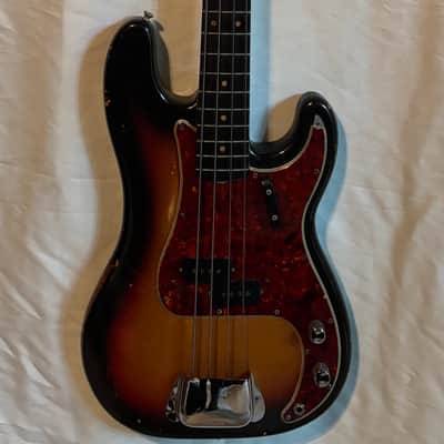 Fender Precision Bass 1964 - Sunburst all original image 1