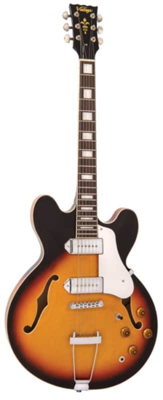 Vintage VSA500 Reissued Series Semi-Hollow | Reverb