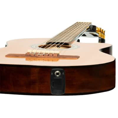 Stagg SCL60 TCE-NAT Spruce Top Nato Neck Classical Cutaway 6-String Acoustic-Electric Guitar w/EQ image 5