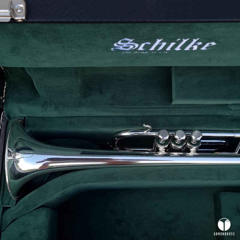 Custom Schilke Chicago A1 cornet mouthpiece case gamonbrass image 1