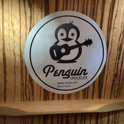 Penguin PGUK330C Zebrawood Concert Ukulele image 3