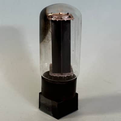 1961 RCA 5R4GYB Vintage Brown Base Black Plate Side D Getter Rectifier Tube!T473 image 3